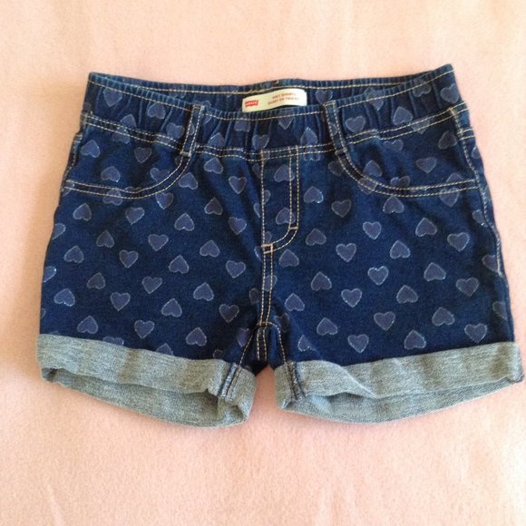 Levi's Girls' Shorts, Knit Denim, Sz. 10 - Picture 1 of 7